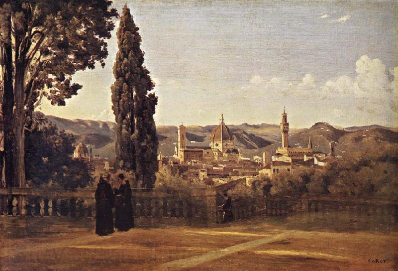 Corot Camille Florence Since the Gardens of Boboli Germany oil painting art